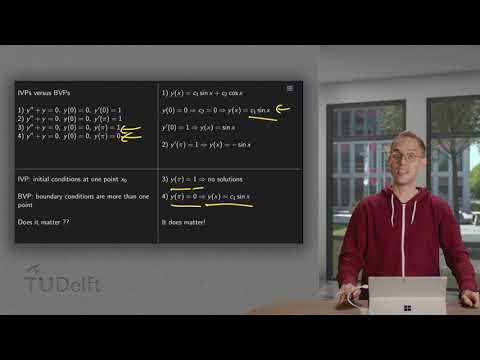 Boundary value problems - introduction