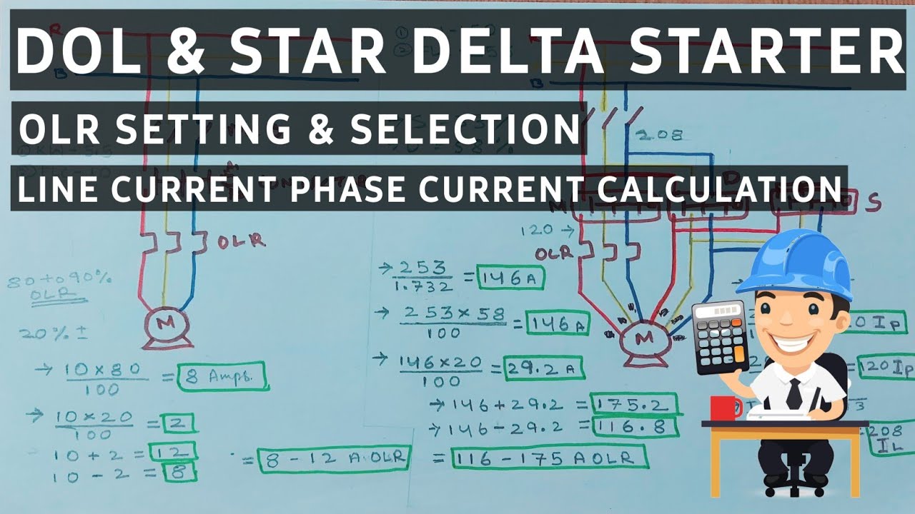 Olr Setting For Star Delta Starter