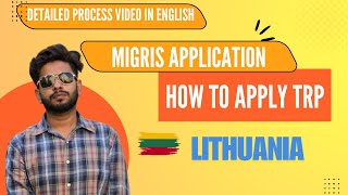 Full How to apply  TRP card for Lithuania | Lithuania online migris application form | detailed process Guide