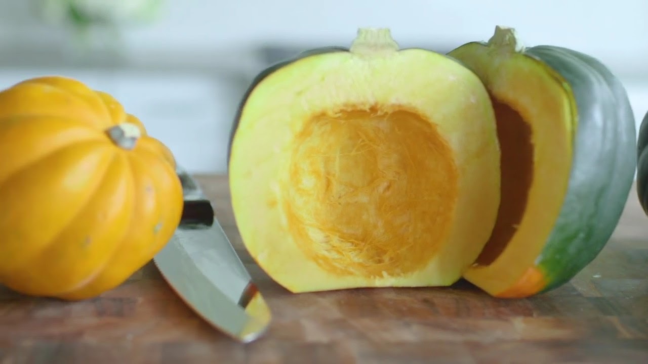 How To Cut a Squash - YouTube