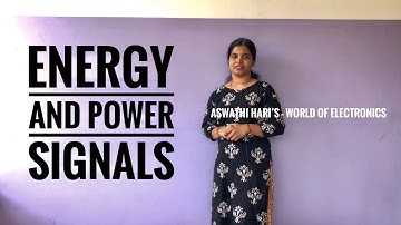 Energy and power signals | Signals and Systems | DSP