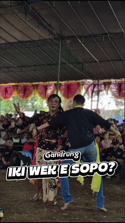 Iki Weke Sopo? Gandrung dr. Inggar & Om Sasa #shortvideo #shorts #short #kudhopraneso #andjarany