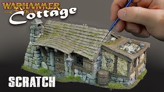Fantasy Cottage for Warhammer "The Old World" I scratch build