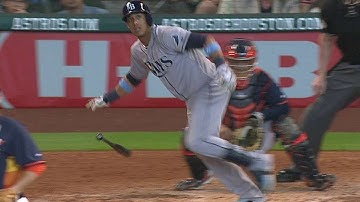 TB@HOU: Escobar drives in DeJesus with an RBI double