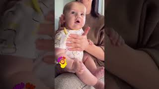 🌟Is your baby struggling with reflux? Tell me your burping techniques in the comments! #burpingbaby