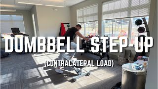 Dumbbell Step-Up (contralateral load)