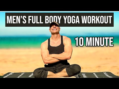 10 Min Beginner Yoga for Men | Full Body Morning Yoga for Strength & Flexibility — Sean Vigue Fitness