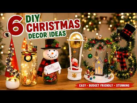 🎄 6 Budget-Friendly DIY Christmas Decor Ideas You Need to Try