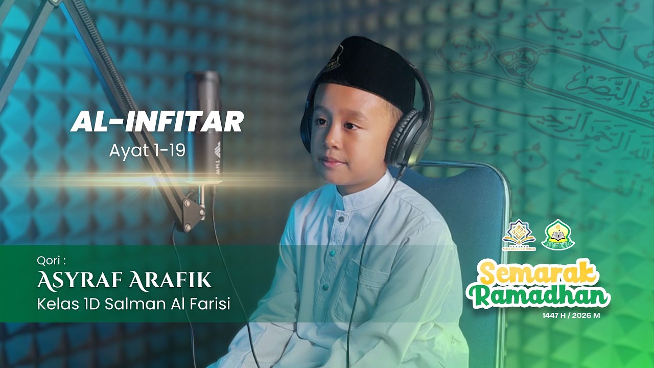 Surah Al-Infitar | Asyraf Arafik | Murottal Juz 30