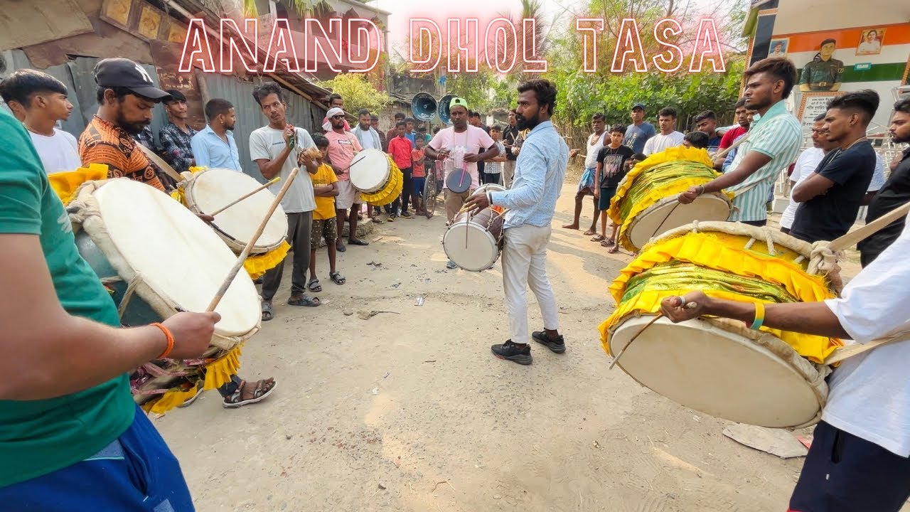 ⚡️ANAND DHOL TASH PARTY⚡️ NORTH SRIRAMPUR RASH YATRA 2K24 || SONG:- SAATH BHAI CHAMPA JAGORE 🔥🎹🥁