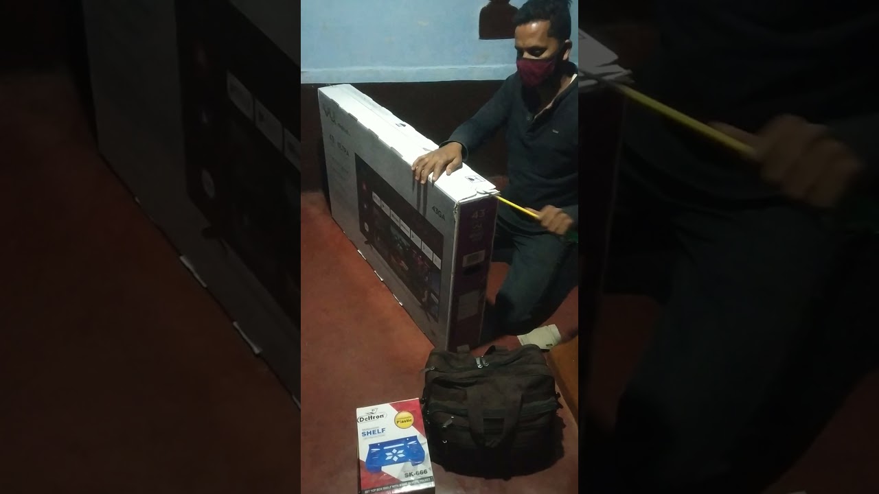 VU Led Tv unboxing video