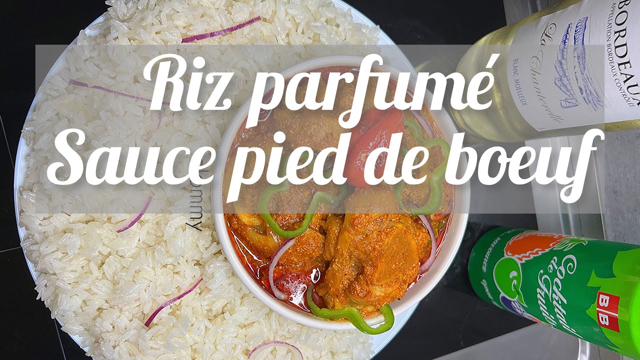 Comment faire du riz parfumé et une sauce egussi ? - YouTube