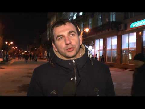 Вісник міського голови. Нічна підсвітка готелю &laquo;Київ&raquo;