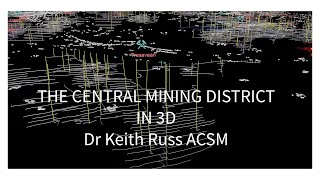 3D animation showing recorded mine workings within the Camborne/Redruth/Gwennap Mining District