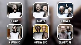 Granny 1 2 3 New Update PC Vs Mobile Full Gameplay | Granny All Chapters