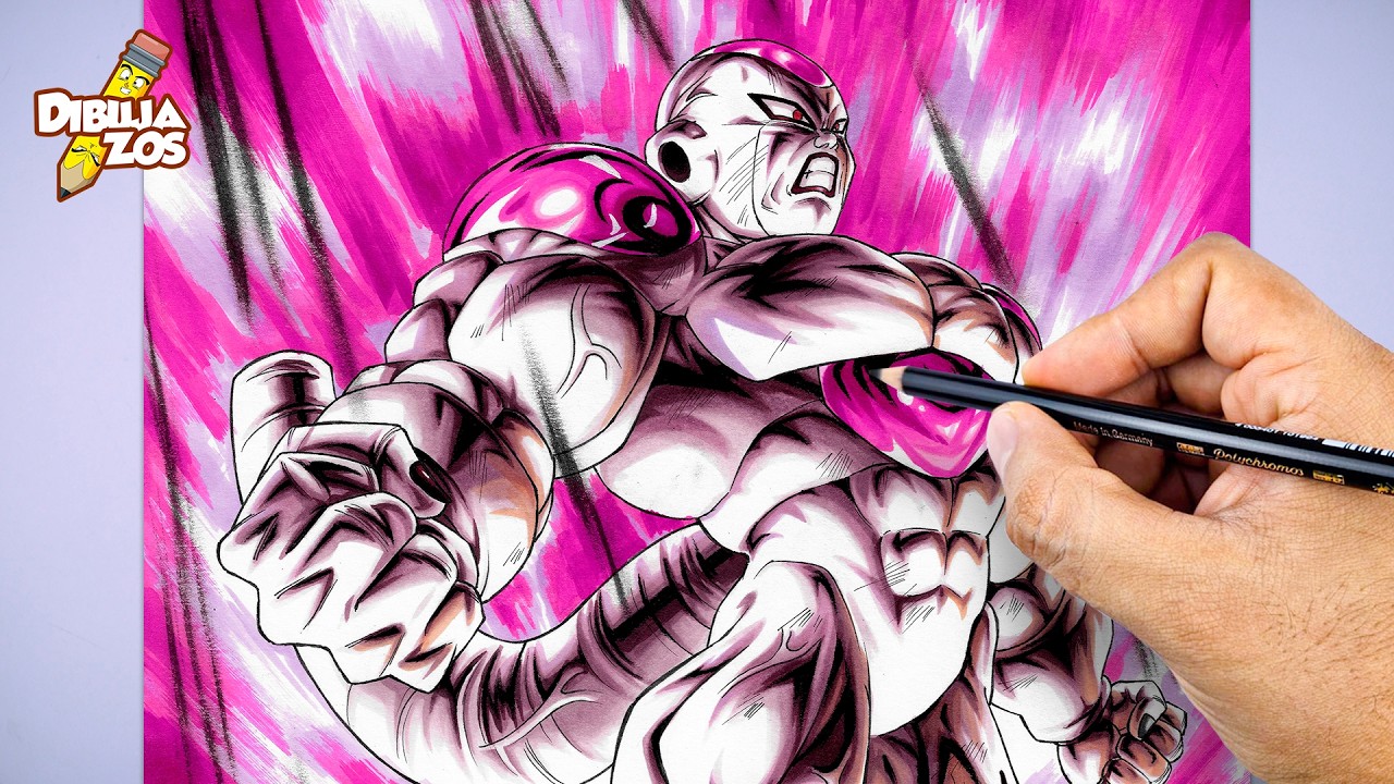 TUTORIAL PASO A PASO 🤩 | COMO DIBUJAR A FREEZER FULL POWER [ULTRA FÁCIL]