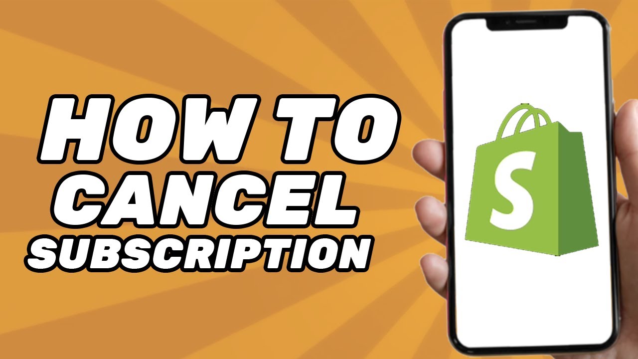 How to cancel Shopify subscription - 2025 tutorial - YouTube