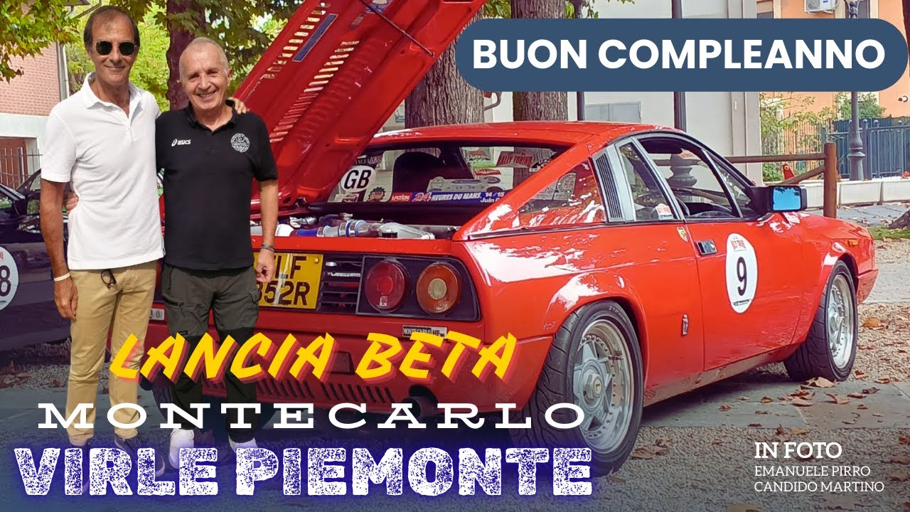 Lancia Beta Montecarlo - compie 50 anni e li festeggia tra i castelli di Virle Piemonte (TO)