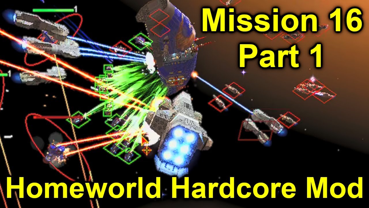 WE ARE BEING OVERWHELMED!!!!!! | Homeworld Hardcore Mod | Mission 16 Part 1