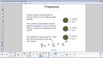 Uniform Circular Motion - Frequency