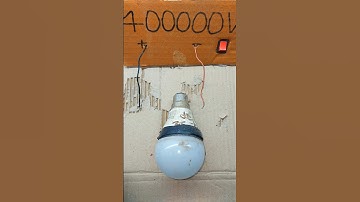 What Happens When You Apply 11000V to a 9WLED Bulb - #youtubeshorts #tech #viralvideo #video #shorts