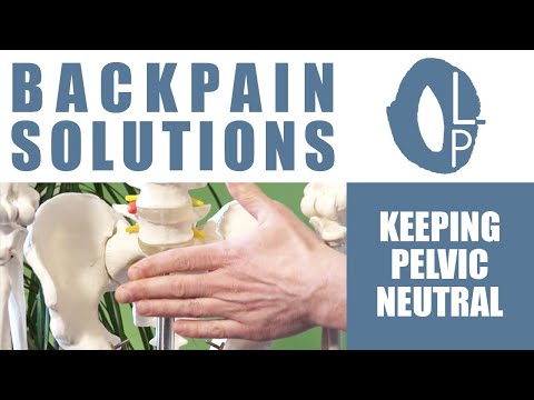 TIP #1 Reduce your back-pain with PELVIC NEUTRAL