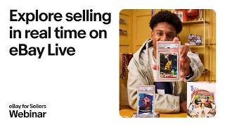 eBay for Sellers Webinar | Selling with eBay Live
Explore the power of live selling with the eBay Live team. Learn how to create engaging live shows, connect with buyers in real time, and uncover new opportunities to grow your sales.
For more eBay videos: https://www.youtube.com/ebay
Find us on Instagram: http://instagram.com/ebay
Like us on Facebook: https://www.facebook.com/ebay
Follow us on Twitter: @ebay https://twitter.com/ebay
Pinterest: https://www.pinterest.com/ebay
TikTok: https://www.tiktok.com/@ebay eBay for Sellers Webinar | Selling with eBay Live