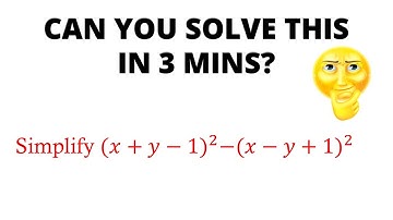 Quick Way of Simplifying Difference of Two Squares
