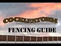 How to put up a fence with concrete posts and bases