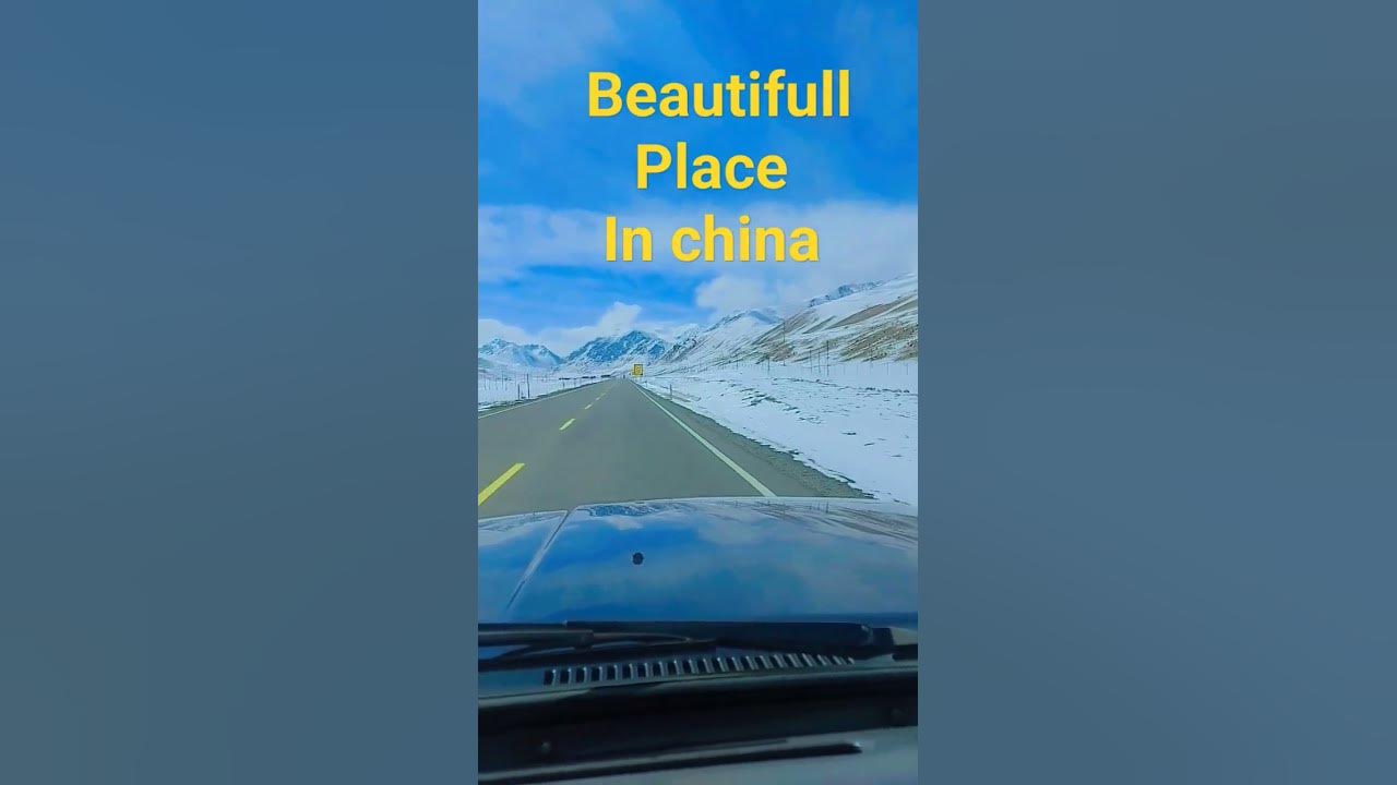 beautiful place in china# #song #travel #music #snow #mountain