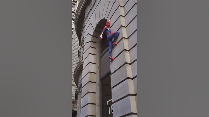 Spider-Man Real Life Wall Climb