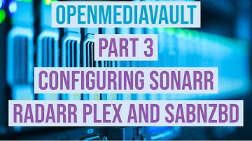Configuring Sonarr Radarr Plex and Sabnzbd on OpenMediaVault
