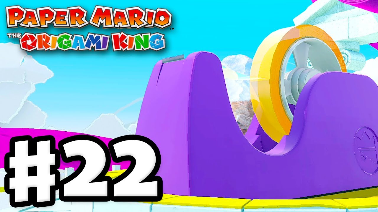 Tape Boss Fight! Paper Mario The Origami King Gameplay Walkthrough