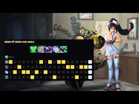 Hướng dẫn chơi Akali - Đấu sĩ đường trên - Liên Minh Huyền Thoại