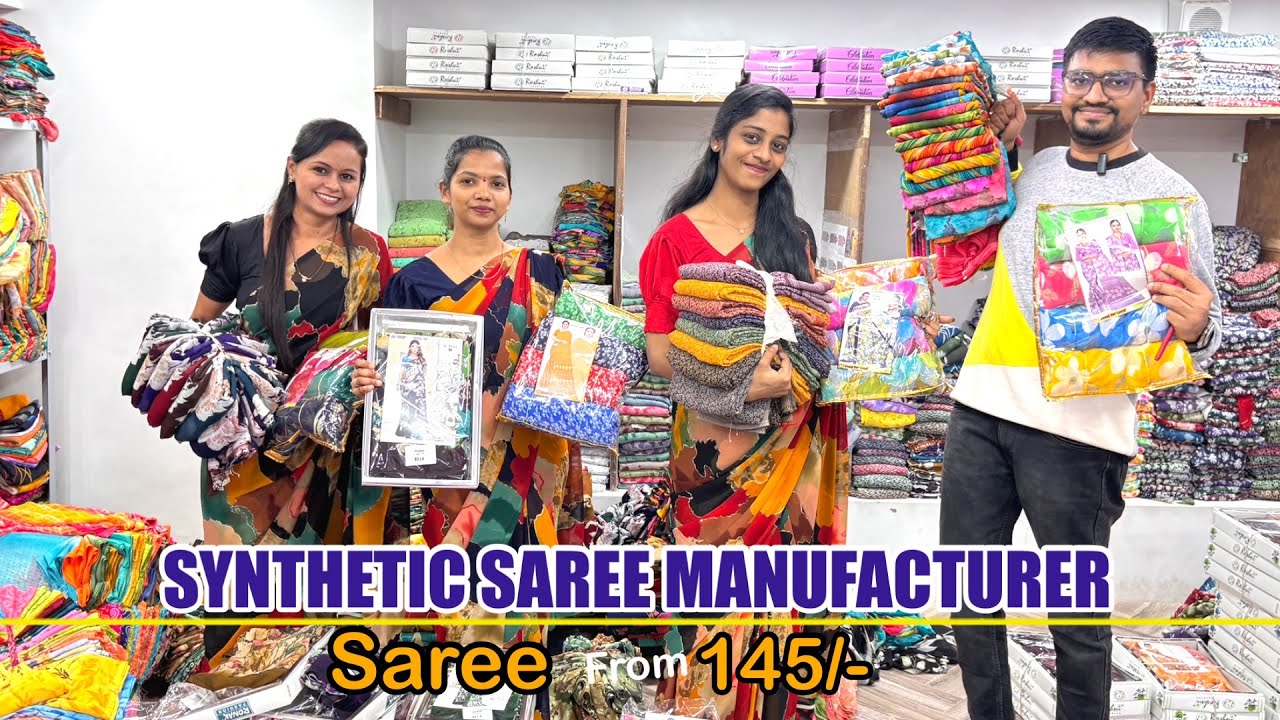 Surat Daily Wear Sarees Wholesale Market | అతి తక్కువ ధరకే చీరలు✅😍
