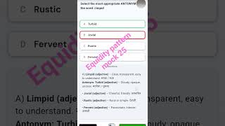 English madhyam equidity pattern mock 25 #cgl #cglmains2025 #cgl2025 #mocktest #trending #viral
