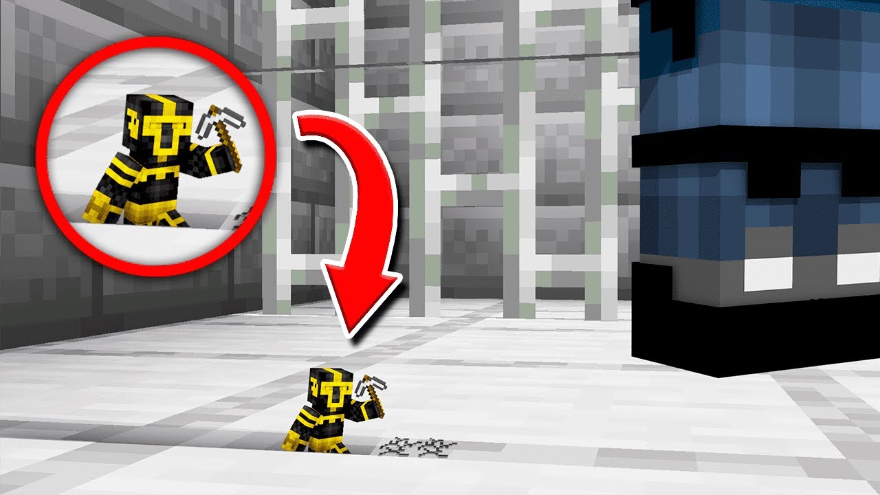 ENCOGÍ PARA PODER ESCAPAR DE LA PRISIÓN EN MINECRAFT 😱