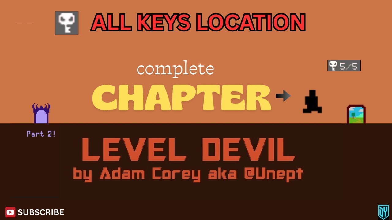 level devil - All keys Location by adam corey ake unept | Complete ...