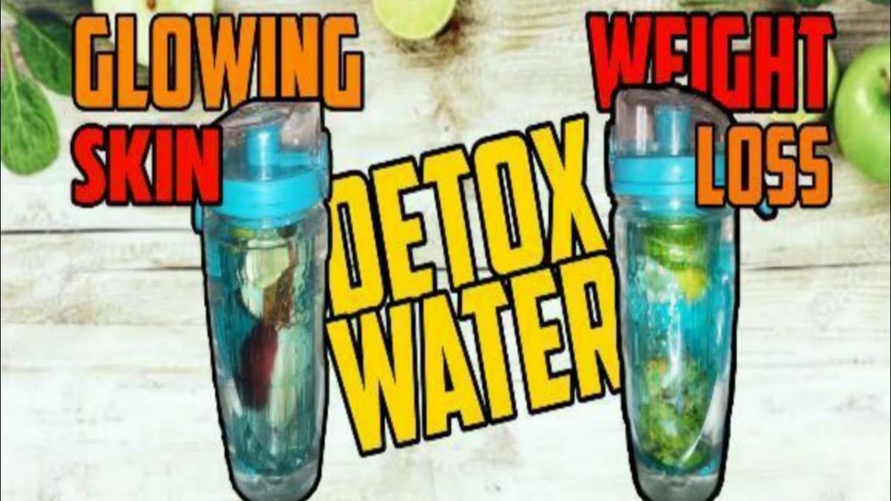 Detox water for glowing skin & weight loss| Natural Belly Slimming ...