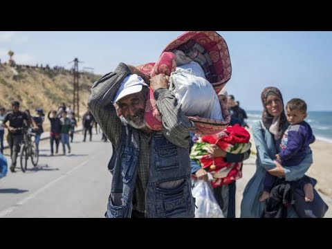 გაფრთხილების მიუხედავად, ასობით პალესტინური ოჯახი ცენტრალური ღაზიდან ჩრდილოეთისკენ მიდის