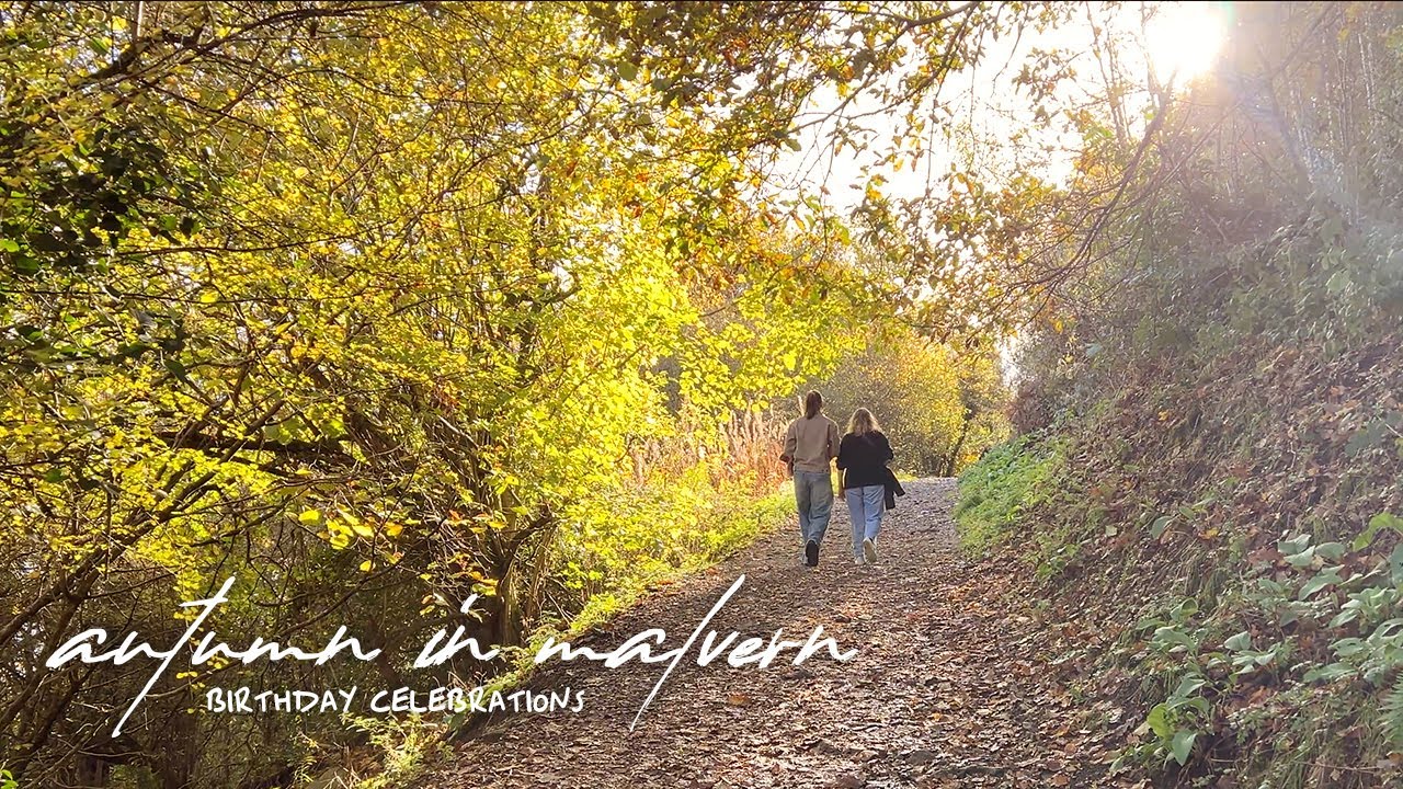 autumnal birthday weekend in malvern | baking cinnamon rolls & walking the hills