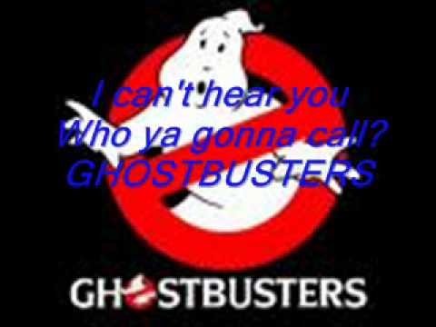Ghostbusters theme song lyrics