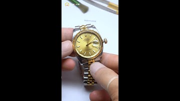 Sửa Chữa Đồng Hồ Rolex Datejust Bị Rơi Kim (Gãy Trục Bánh Răng)