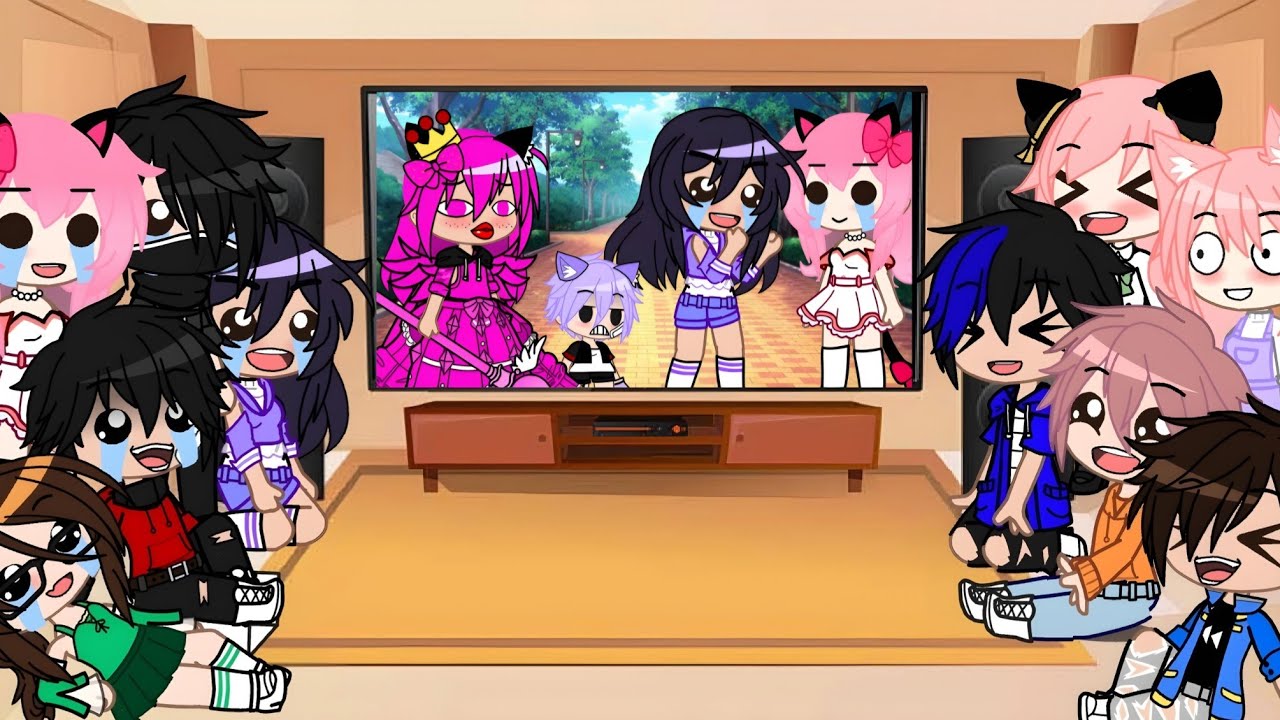 Aphmau💜& Friends🥰 React to Aphmau 😂Gacha Memes 😂Compilation✨2 || Aphmau Meme || Gacha Life