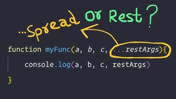 Javascript Rest Parameter and Spread Operator #javascript #coding #programming