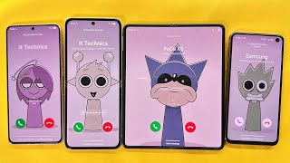 Animated Series Sprunki Incoming Call Sprunki Samsung S21, Z Flip, Z Fold, S10E