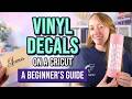 Vinyl Decals on a Cricut: A Beginner's Guide (Step-by-Step) ✂️