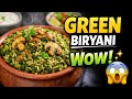 Palak Mushroom Biryani | Healthy Green Delight Made at Home 🍃🍄 #Biryani #VegBiryani #HomemadeBiryani
