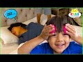 Dont wake daddy challenge in real life pretend play fun