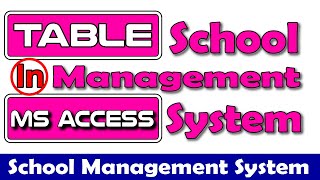 Student Database Management System || Table Ideas || MS Access Tutorial || Part 2